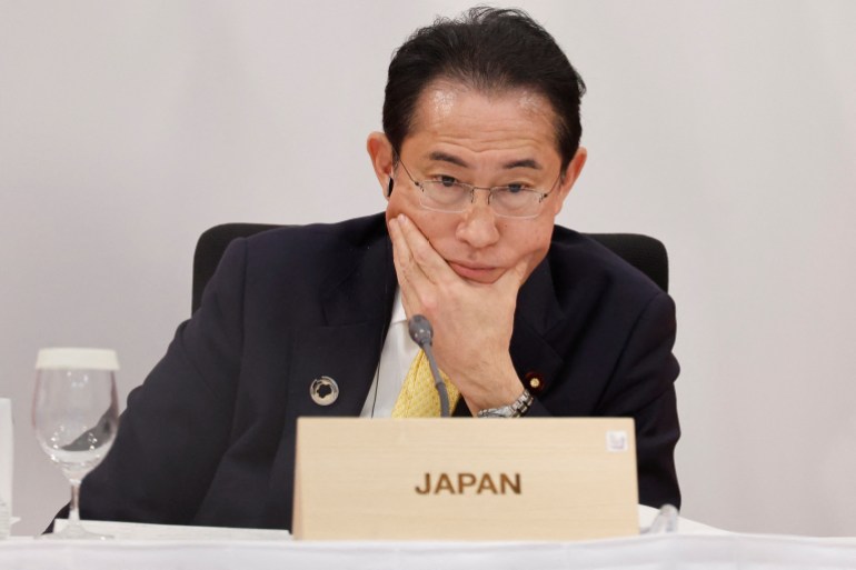 Japan's Prime Minister Fumio Kishida attends a Partnership for Global Infrastructure and Investment event during the G7 summit, at the Grand Prince Hotel in Hiroshima, Japan, May 20, 2023. REUTERSJonathan Ernst