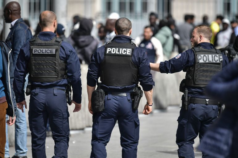 Police reinforcements in Paris