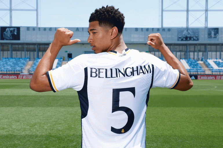 بيلينغهام سيحمل رقم 5 مع ريال مدريد