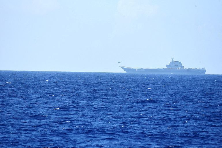 FILE PHOTO: Chinese warships return to West Pacific for more drills