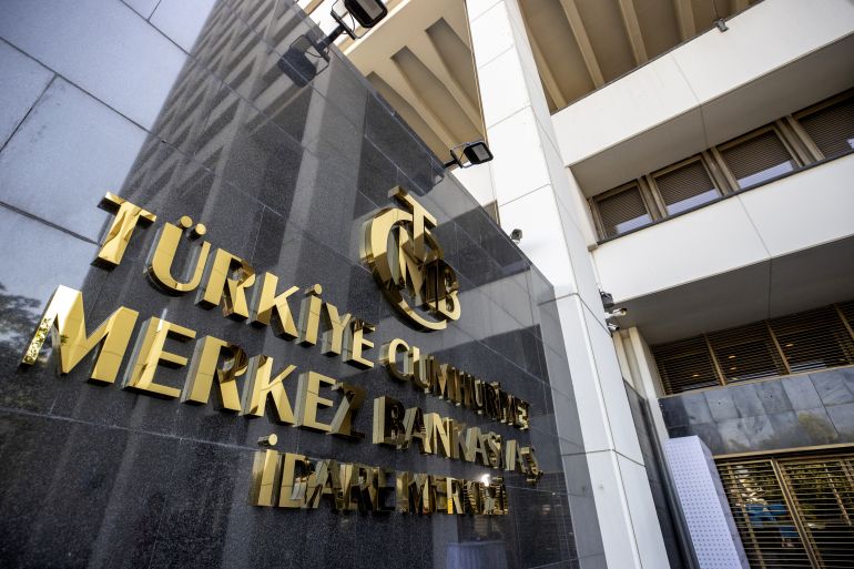 ANKARA, TURKIYE - JULY 28: A view of the Central Bank of the Republic of Turkey (CBRT) building in Ankara, Turkiye on July 28, 2022. Ali Balikci / Anadolu Agency