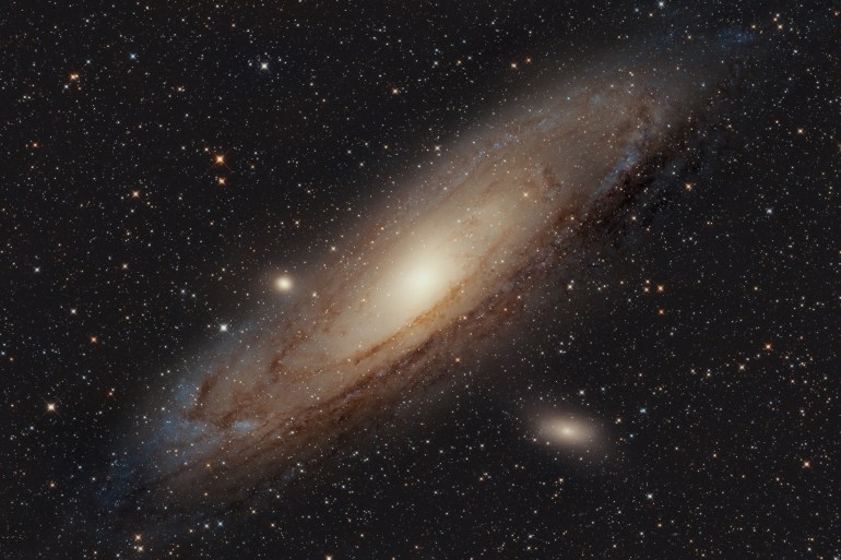 Beautiful Picture of M31 (Andromeda Galaxy). Image was captured in Germany in my backyard observatory. ; Shutterstock ID 2104860878; purchase_order: AJA; job: ; client: ; other: