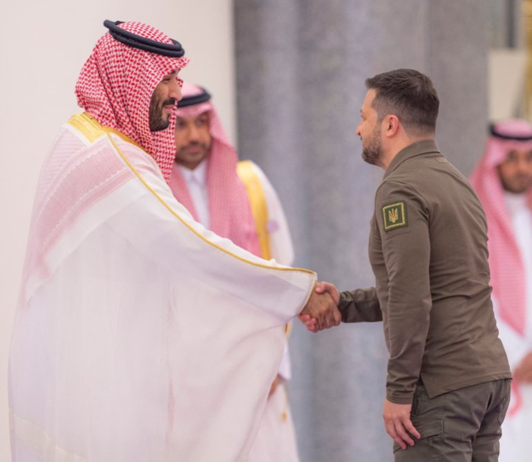 Mohammed bin Salman - Volodymyr Zelenskyy meeting in Jeddah