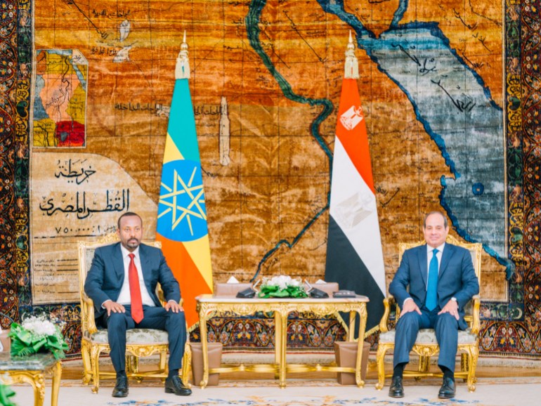 Egyptian President Al-Sisi - Ethiopian Prime Minister Abiy Ahmed in Egypt