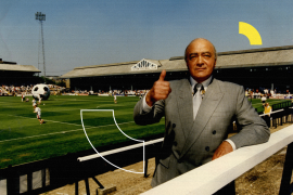 Mohammed Al Fayed Chairman Of Fulham Football Club At Craven Cottage.