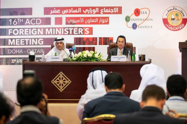 بدء أعمال الاجتماع الوزاري السادس عشر لحوار التعاون الآسيوي المصدر الصحافة القطرية