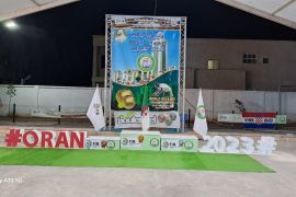 منصة التتويج ببطولة كأس العالم للشباب في وهران (الجزيرة)