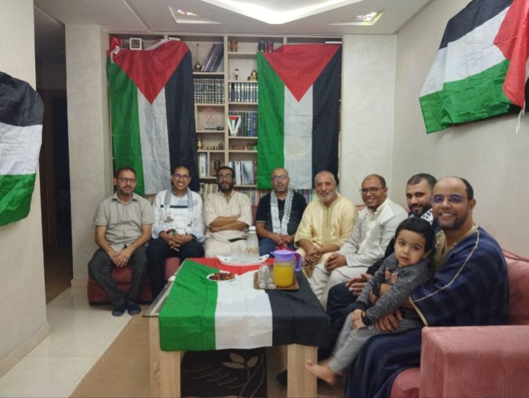 فعالية الإفطار والدعاء مع غزة بمدينة الدار البيضاء