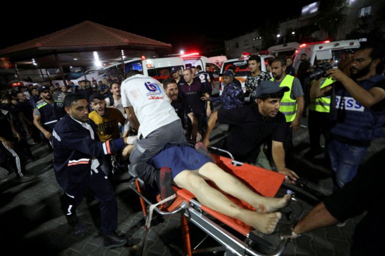 الاحتلال الإسرائيلي ارتكب مجزرة في مستشفى المعمداني مخلفا مئات الشهداء والجرحى 