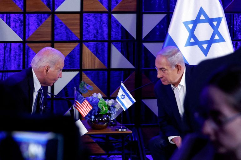 حقوقية أميركية تربط حسابات دعم بايدن غير المسبوق لإسرائيل بالانتخابات الرئاسية 2024 