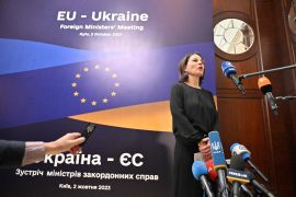 وزيرة الخارجية الألمانية أنالينا بيربوك دعت إلى وضع إستراتيجية لحماية أوكرانيا (الفرنسية)