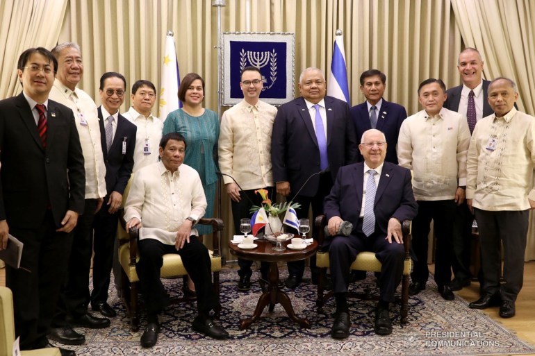 علاقات دفاعية وتسليح وطيدة تربط إسرائيل والفلبين (الرئاسة الفليبينية)
