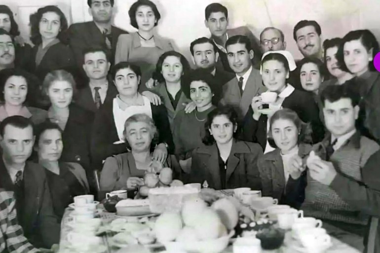 Members of Hammam’s family at a social gathering at the hospital [Courtesy of Hammam Farah]
