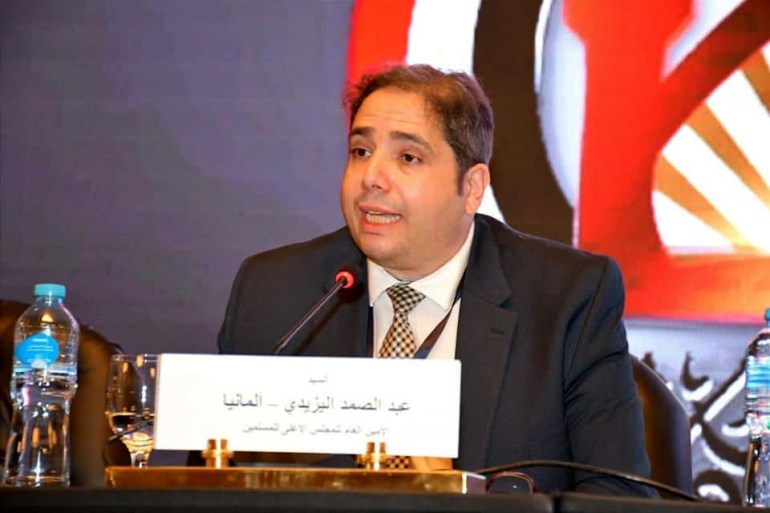 صورة عبد الصمد اليزيدي، الأمين العام للمجلس الأعلى للمسلمين