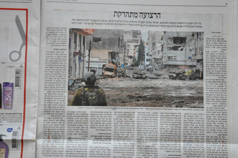 ***Internal**** Figure 3: Newspaper article by political analyst "haaretz" Amo Harel: Israel will face difficult days