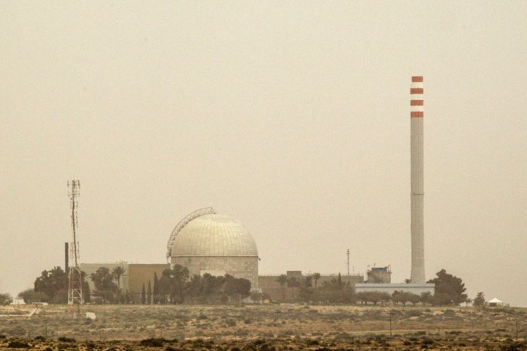 A picture taken on March 8, 2014 show a partial view of the Dimona nuclear power plant in the southern Israeli Negev desert. AFP PHOTO / JACK GUEZ (Photo by JACK GUEZ / AFP)