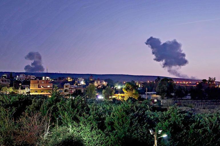 صور للقصف الإسرائيلي على جنوب لبنان بعدسة مصور قناة الجزيرة علي ماجد