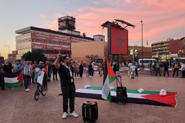 سينمائيون وقعوا على بيان أعلنوا فيه &quot;دعمهم الثابت للشعب الفلسطيني في كفاحه من أجل الحرية والعدالة والتحرير&quot; (الجزيرة)
