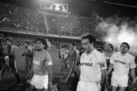 Maradona حساب إكس Matt Barker @matthew_barker #Napoli-Real Madrid, 1987