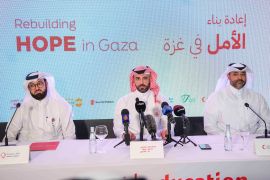 1- الإعلان عن مجموعة مبادرات من خلال مؤسسة التعليم فوق الجميع وشركائها لمساعدة غزة ( الجزيرة)