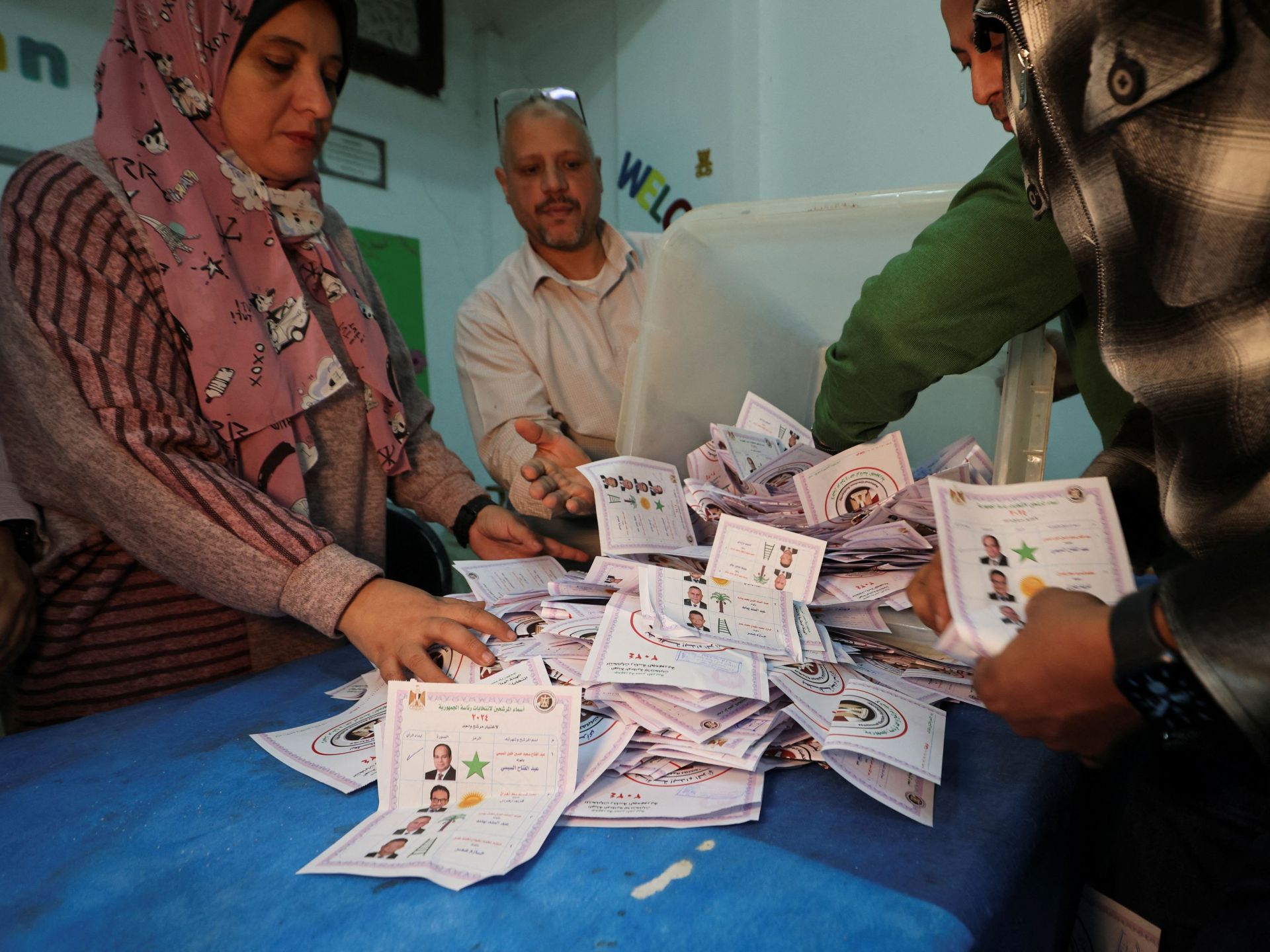 بدء فرز الأصوات في انتخابات الرئاسة بمصر