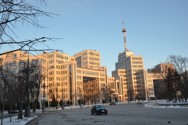 مبنى قصر الصناعة ديرجبروم في خاركيف