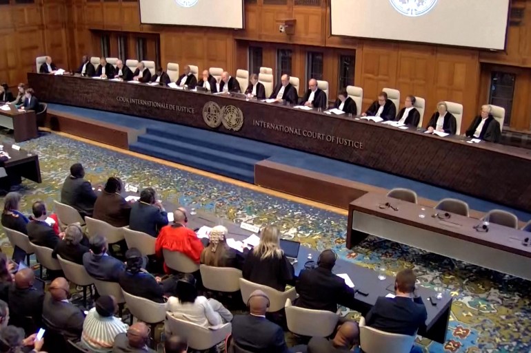 session of the international court