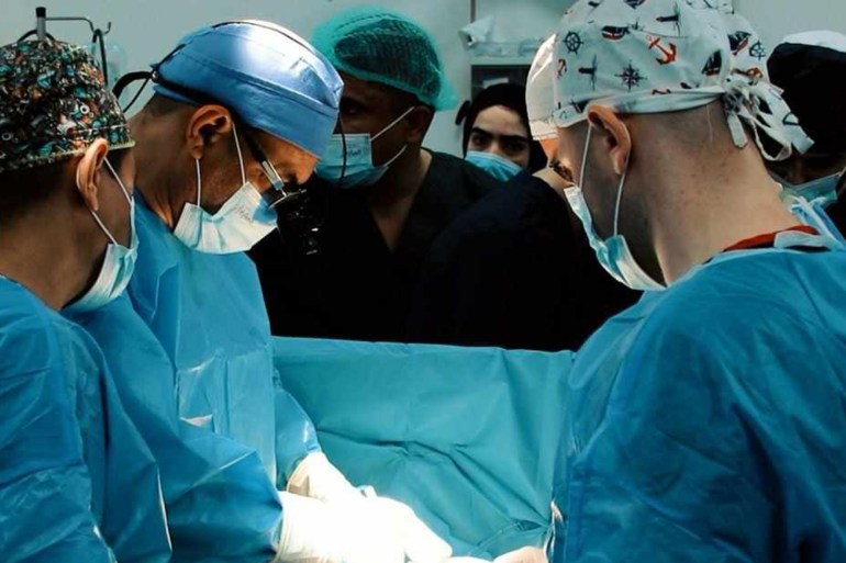أثناء إجراء العملية داخل مستشفى الناصرية التخصصي، أرسلت لي من إعلام المستشفى