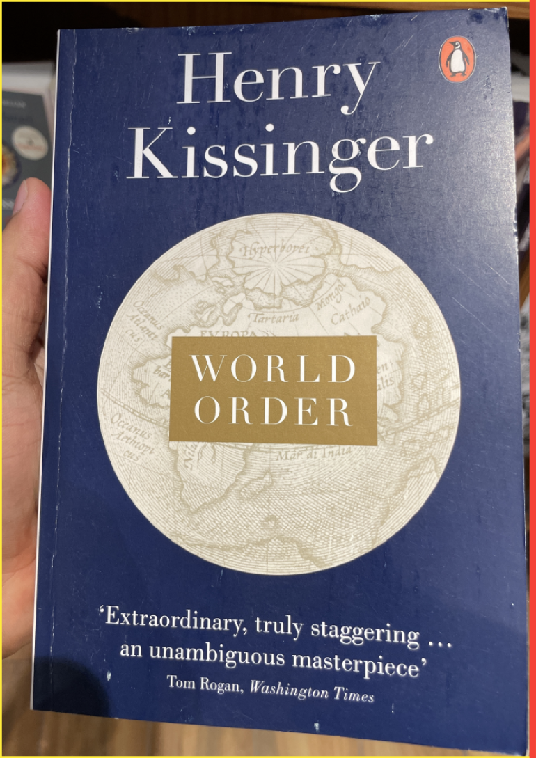 Uttarakhand, India - March 22, 2023: World Order by Henry Kissinger