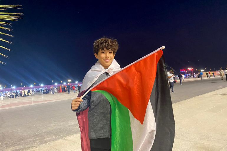 طفل قطري يهدي الفوز لأطفال غزة.jfif