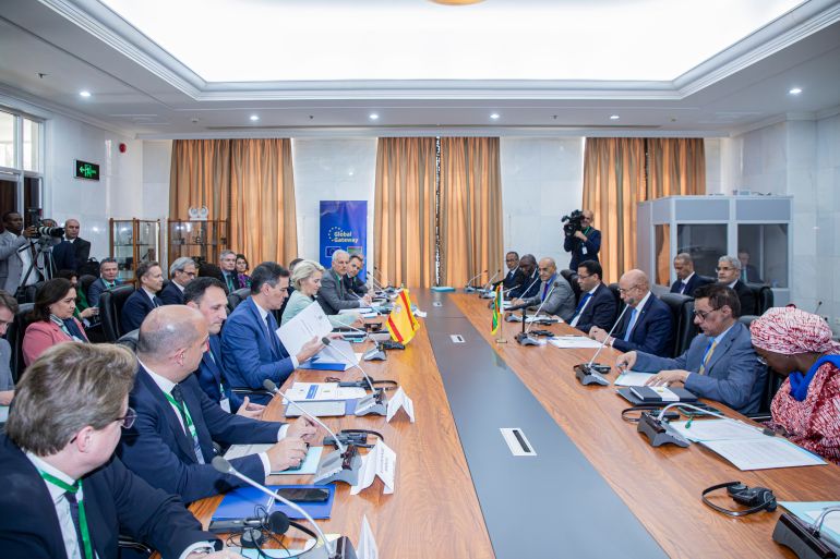 اجتماع القمة الاوروبية الموريتانية الاسبوع الماضي للجزيرة نت