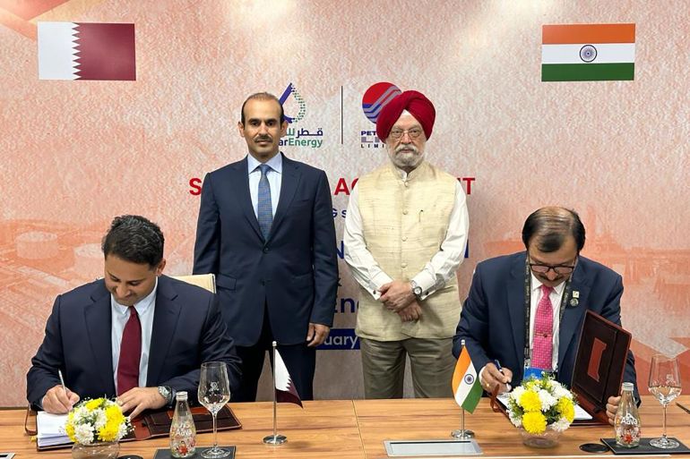 Press Release - QatarEnergy, Petronet sign 20-year agreement to supply 7.5 MTPA of LNG to India qatar energy