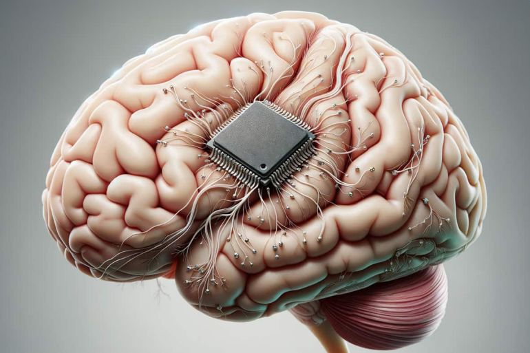 Elon Musk’s Neuralink puts its first chip in a human brain, but faces a long road ahead — and a potential nightmare scenario (Photo credit: OpenAI's DALL·E)