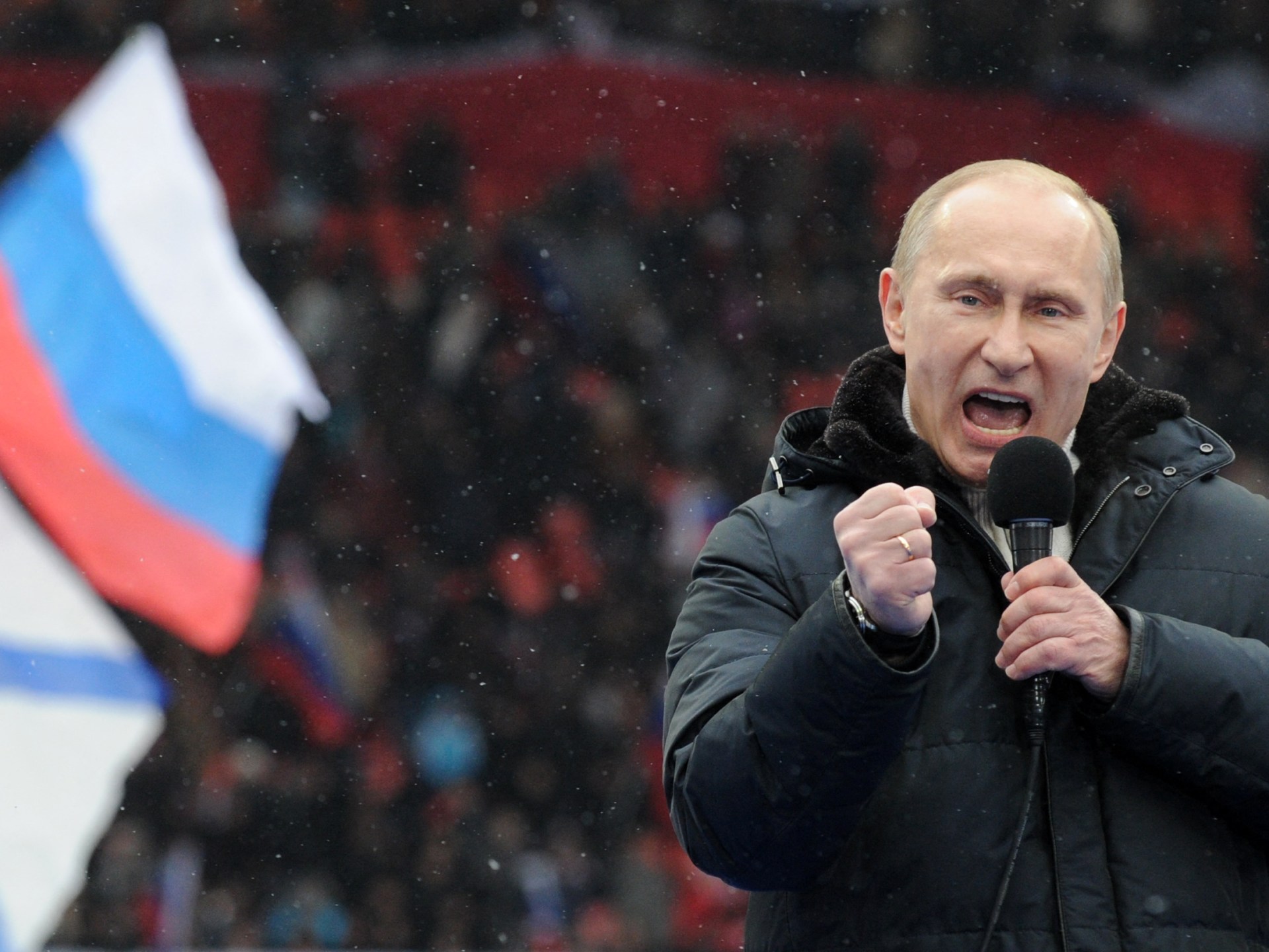بوتين ينافس 3 مؤيدين للحرب بانتخابات الرئاسة