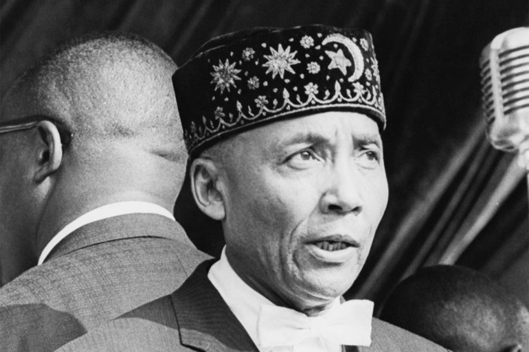 American leader of the Nation of Islam, Elijah Muhammad (1897 - 1975), circa 1965. (Photo by Pictorial Parade/Archive Photos/Getty Images)