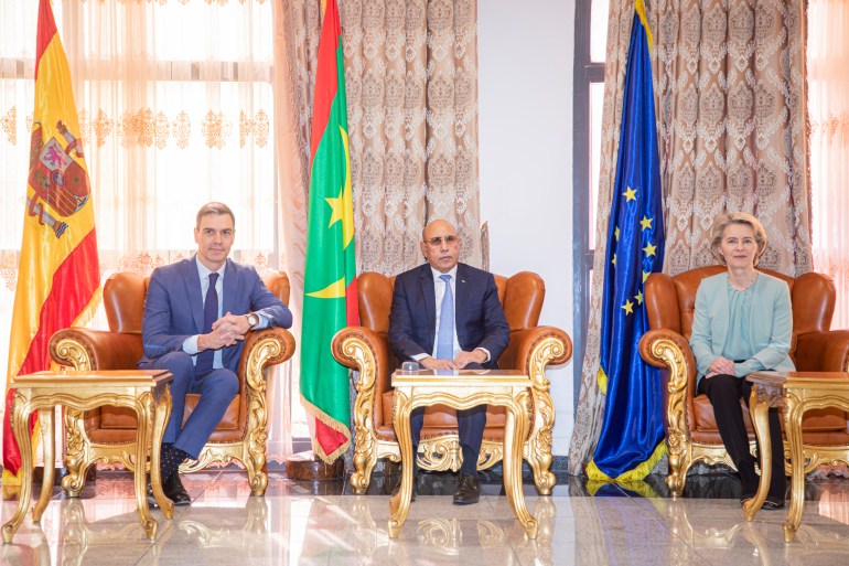 للجزيرة رئيس موريتانيا في استقال رييس الوزراء الاسباني ورئيسة الاتحاد الأوربي