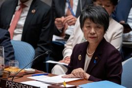 وزيرة الخارجية اليابانية يوكو كاميكاوا اعتبرت أن على الأونروا أن تتخذ تدابير فعالة لتحسين إدارتها (رويترز)
