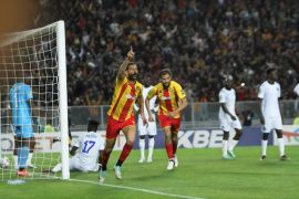 صورة من مواجهة الترجي التونسي والهلال السوداني في دوري أبطال أفريقيا المصدر (الجزيرة)
