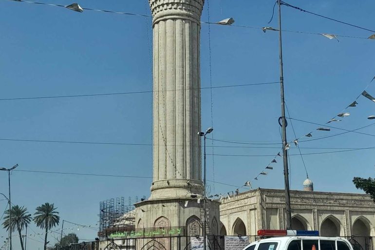 مسجد وضريح الشيخ عبد القادر الجيلاني وسط بغداد، الجزيرة نت