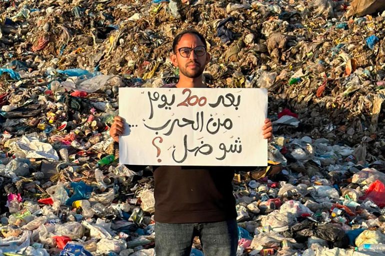 عد 200 يوم من الحرب ، شو ضل ؟ الصحفي هاني أبورزق- من حسابه على انستغرام