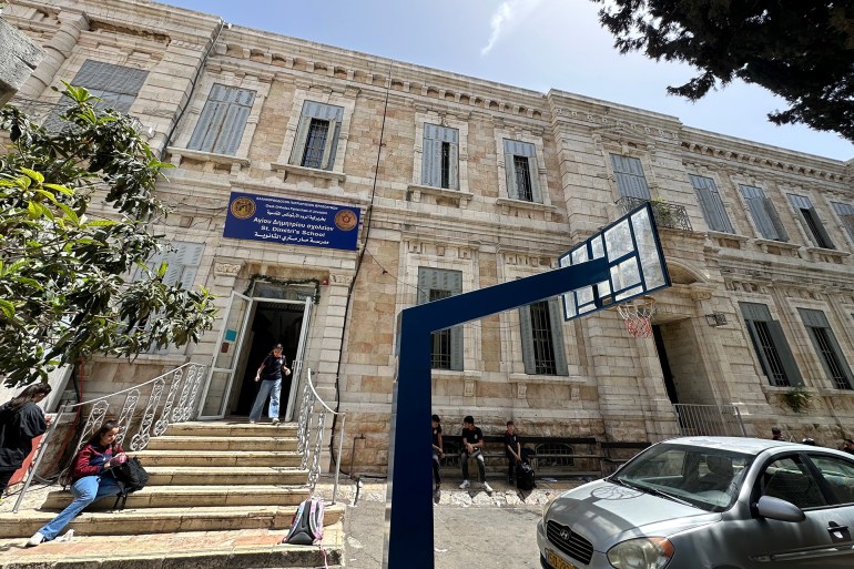 القدس - البلدة القديمة - مدرسة مار متري المهددة بالإغلاق