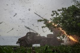 القوات الأوكرانية تستهدف مواقع روسية في دونيتسك بصوايخ &quot;غراد&quot; (رويترز)