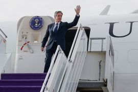 وزير الخارجية الأميركي أنتوني بلينكن يصل إلى المملكة العربية السعودية (الفرنسية)