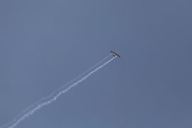 طائرة مسيرة تحلق في سماء صنعاء (رويترز-أرشيف)