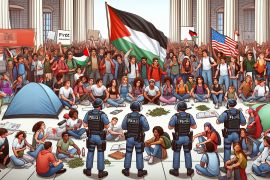 في 18 أبريل/نيسان الجاري بدأت جامعات أميركية اعتصامات احتجاجا على العدوان الإسرائيلي على قطاع غزة (الجزيرة)