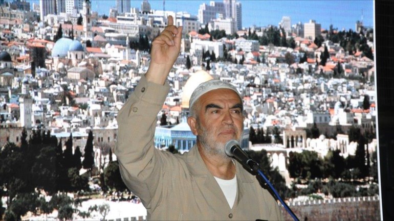 رئيس الحركة الإسلامية بالداخل الفلسطيني، الشيخ رائد صلاح