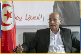 Tunisia's presidential candidate Moncef Marzouki- - TUNIS, TUNISIA - SEPTEMBER 01: Tunisia's presidential candidate Moncef Marzouki speaks during an exclusive interview in Tunis, Tunisia on September 01, 2019.