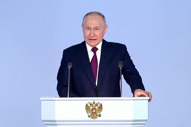 RUSSIAN PRESIDENT VLADIMIR PUTIN SAYING KYIV HELD TALKS WITH WEST ABOUT WEAPONS SUPPLIES BEFORE MILITARY OPERATION, WEST DECEIVED ITS OWN PEOPLE